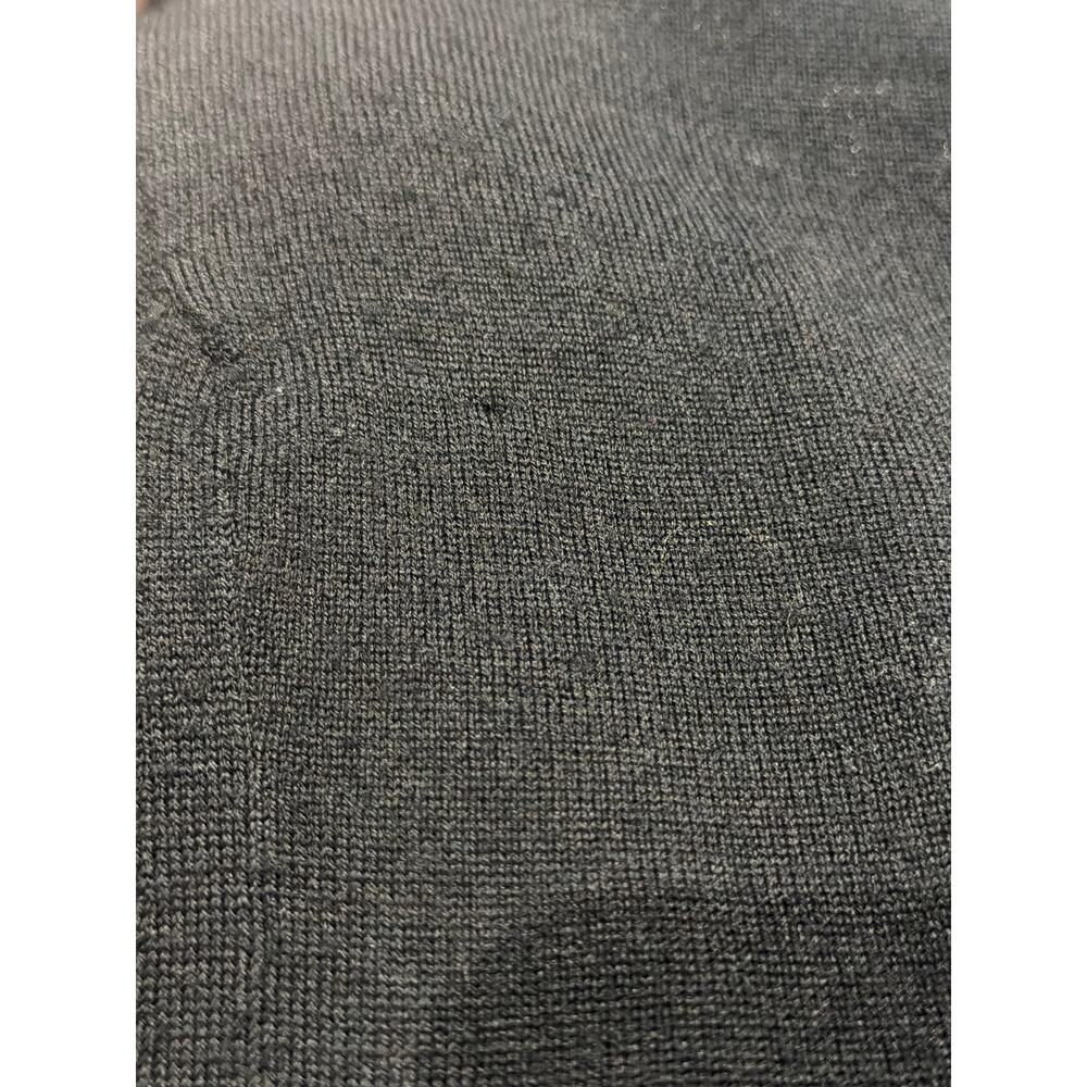 All Saints Sweater Mens L Black Wool LTWT Designer Streetwear Casual Minimalist - Picture 7 of 7